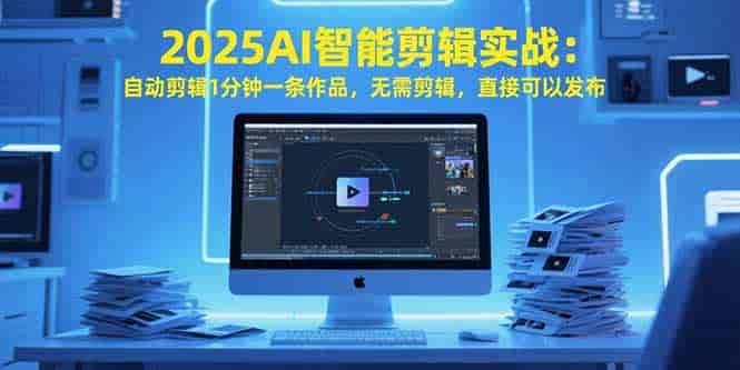 （15504期）2025AI智能剪辑实战：自动剪辑1分钟一条作品，无需剪辑，直接可以发布