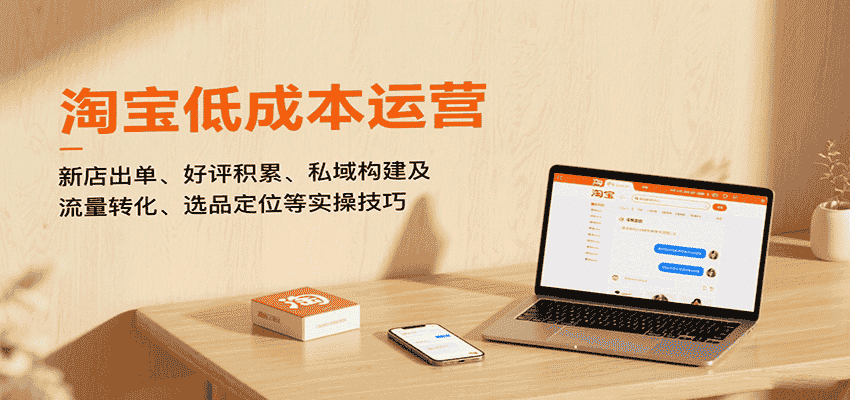淘宝低成本运营,新店出单、好评积累、私域构建及流量转化、选品定位等(更新9月)-副业部