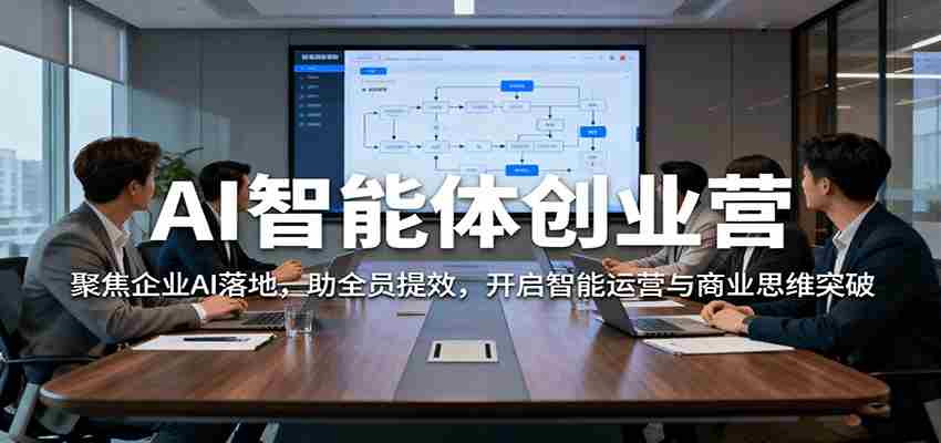 AI智能体创业营：聚焦企业AI落地，助全员提效，开启智能运营与商业思维突破-副业部