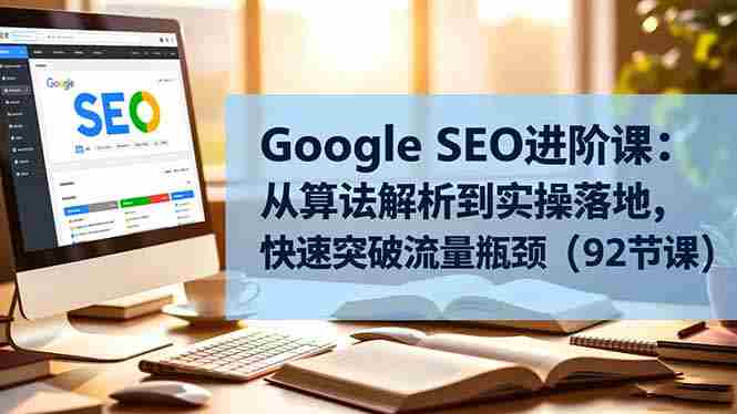 （16576期）Google SEO进阶课：从算法解析到实操落地，快速突破流量瓶颈（92节课）-副业部