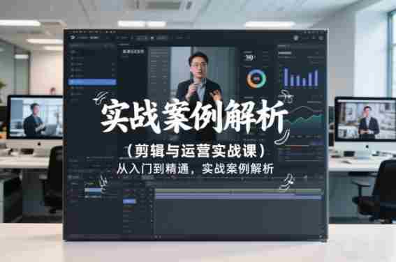 剪辑与运营实战课，从入门到精通，实战案例解析（更新2026）