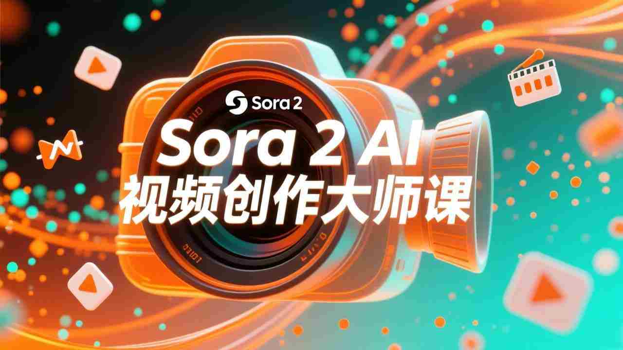 （17081期）如何利用Sora 2创建流行AI人工智能视频大师班教程：掌握创作全流程，产出百万播放内容-副业部