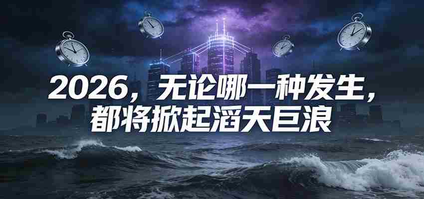 公众号付费文章:2026,无论哪一种发生,都将掀起滔天巨浪-副业部
