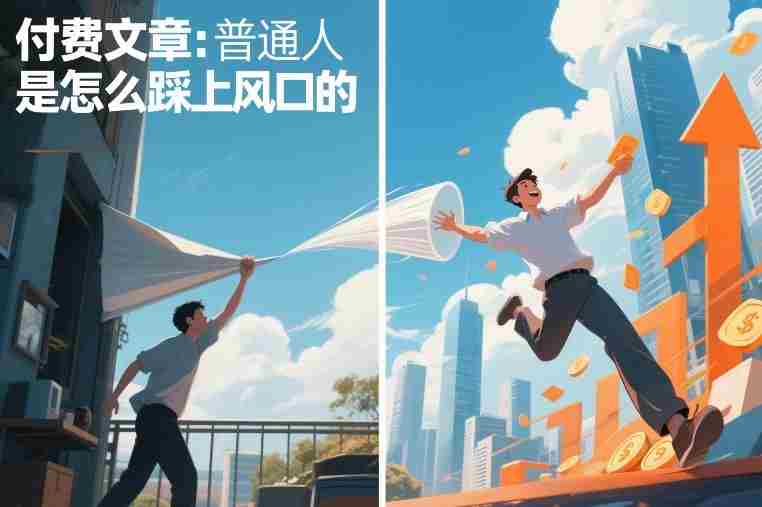 付费文章：普通人是怎么踩上风口的-副业部