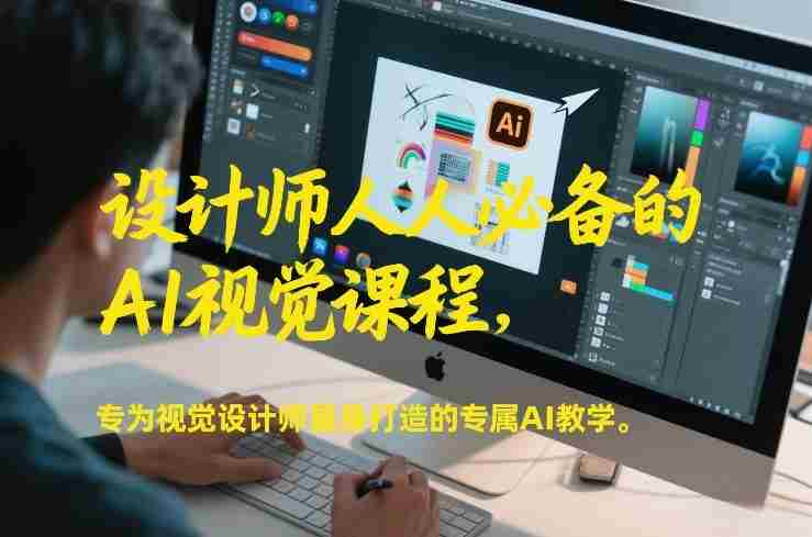 设计师人人必备的AI视觉课程，专为视觉设计师量身打造的专属AI教学-副业部