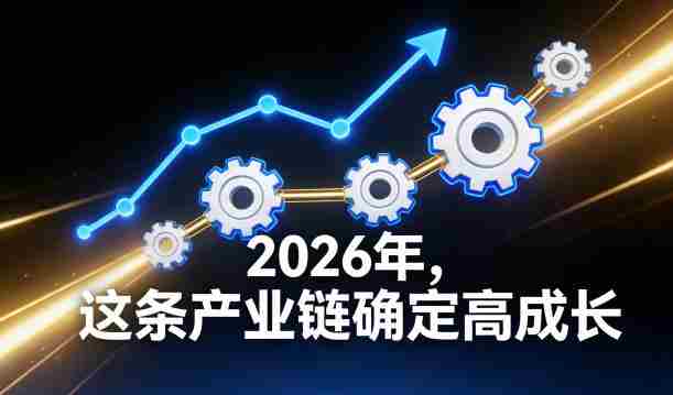 付费文章：2026年，这条产业链确定高成长-副业部