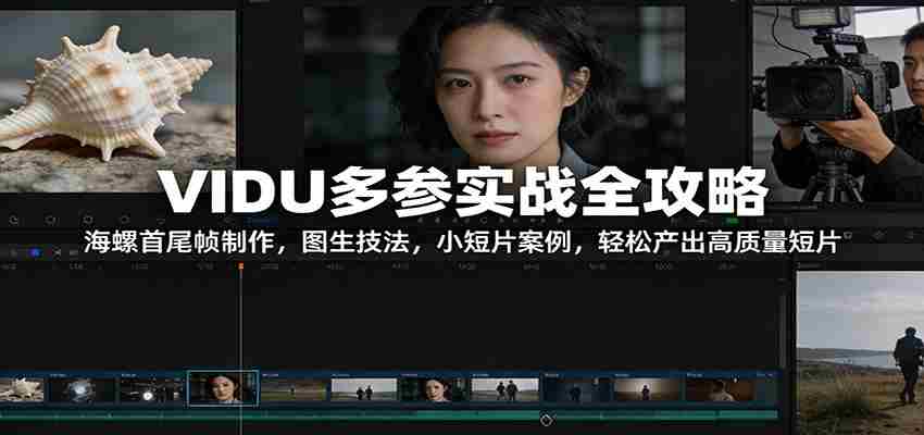 VIDU多参实战全攻略:海螺首尾帧制作,图生技法,小短片案例,轻松产出高质量短片-副业部