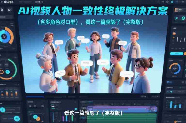 AI视频人物一致性终极解决方案（含多角色对口型），看这一篇就够了（完整版）-副业部