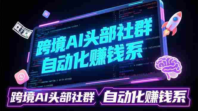 （17255期）跨境AI头部社群前沿精选：聚焦可落地的AI实战经验，快速构建你的自动化赚钱系-副业部