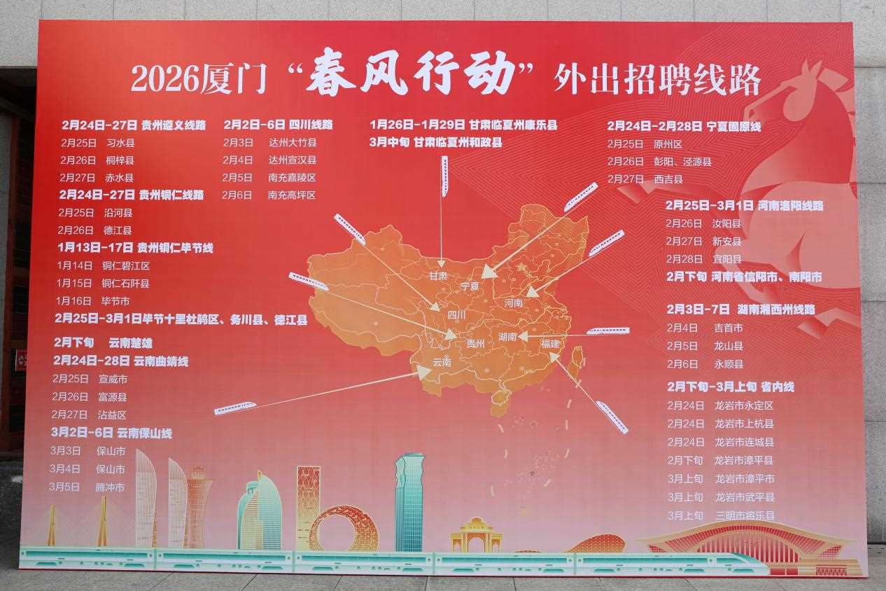 “春风行动”外出招聘线路 “春风行动”外出招聘线路