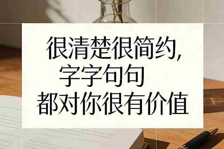 付费文章：很清楚很简约，字字句句都对你很有价值-副业部