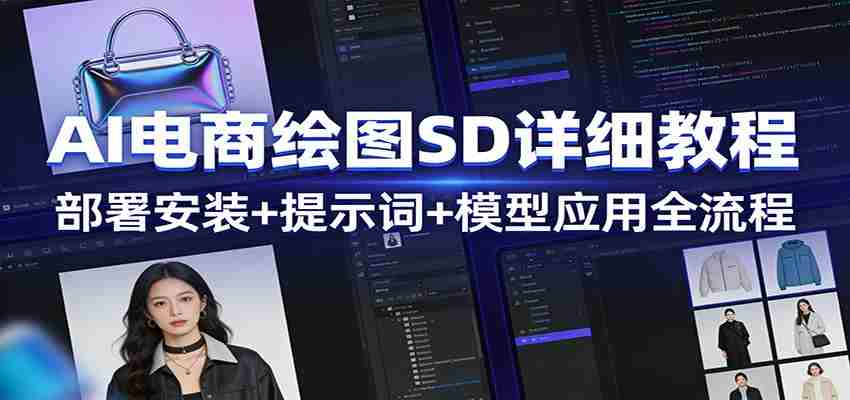 AI电商绘图SD详细教程:部署安装+提示词+模型应用全流程-副业部