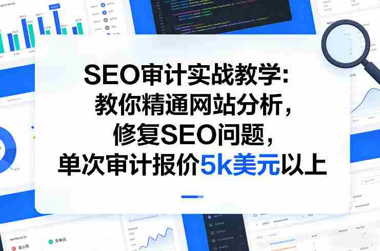 SEO审计实战教学：教你精通网站分析，修复SEO问题，单次审计报价5k美元以上-副业部