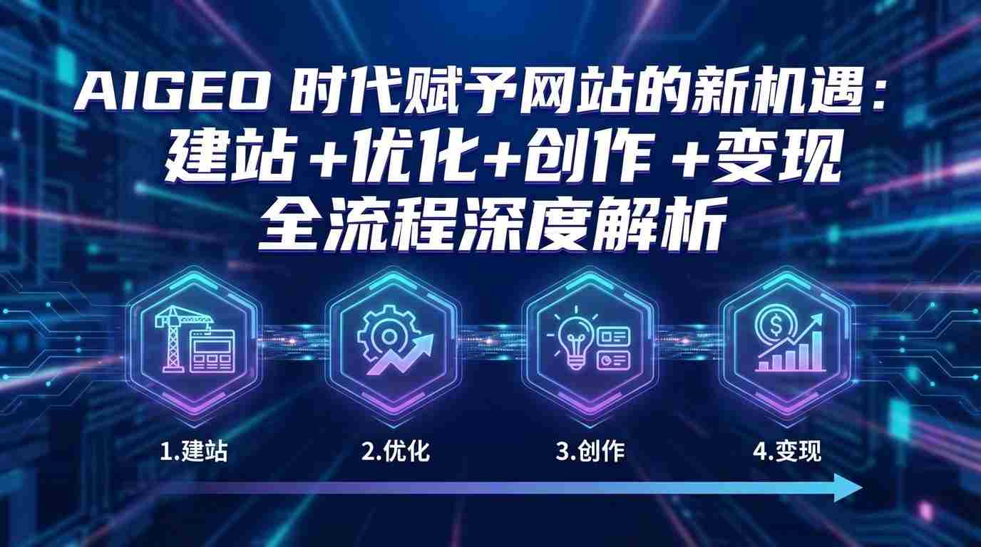 AIGEO+时代赋予网站的新机遇:建站+优化+创作+变现+全流程深度解析-副业部