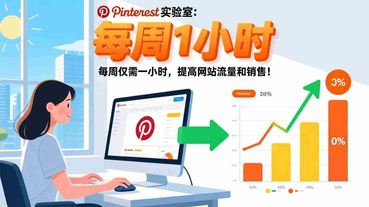 （17505期）Pinterest实验室：每周仅需一小时，提高网站流量和销售！-副业部
