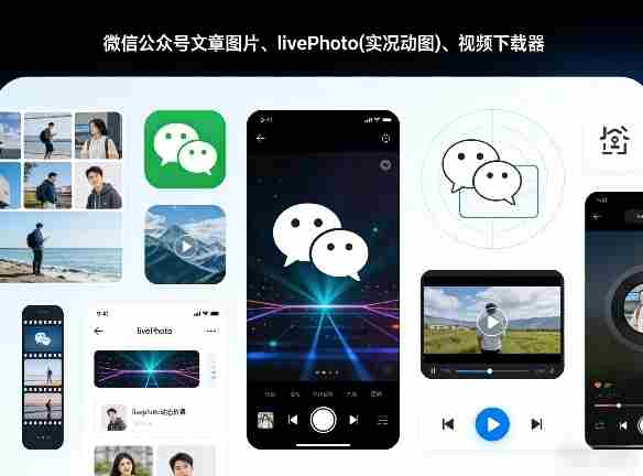 微信公众号文章图片、livePhoto(实况动图)、视频下载器-副业部