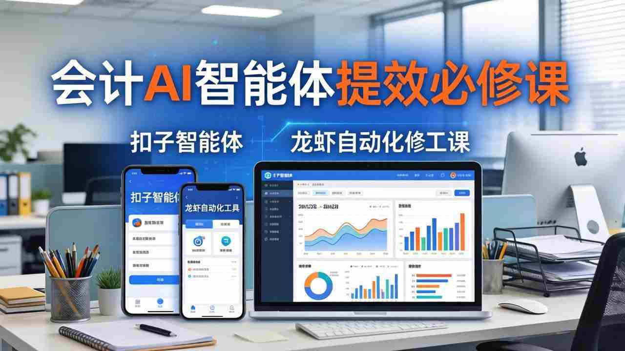 （18151期）财务会计AI智能体提效必修课：扣子智能体+龙虾自动化+报表分析，一站式提升财务工作效率-副业部