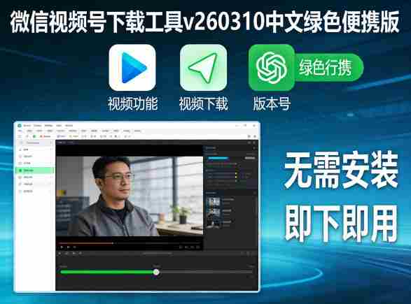 微信视频号下载工具v260310中文绿色便携版-副业部