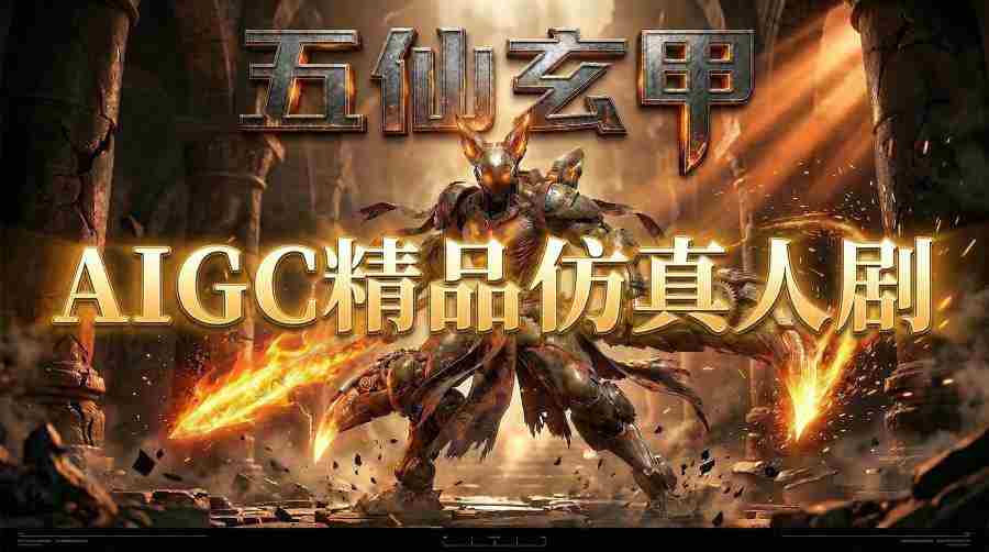 AIGC精品仿真人短剧教学,以五仙玄甲风为例展示保姆级实操教学-副业部