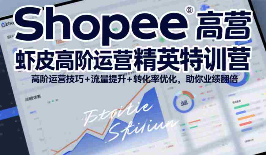 Shopee虾皮高阶运营精英特训营，高阶运营技巧+流量提升+转化率优化，助你业绩翻倍（更新26年5月）-副业部