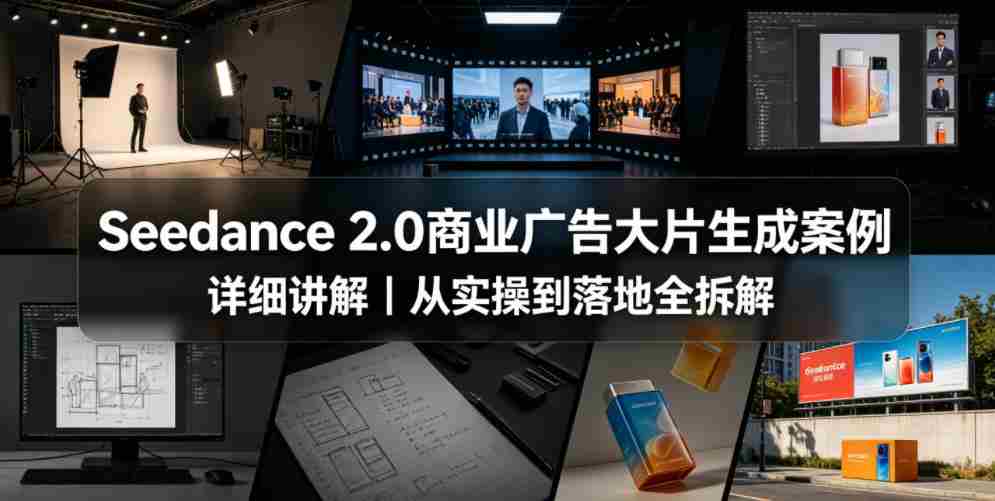 Seedance 2.0商业广告大片生成案例详细讲解｜从实操到落地全拆解-副业部