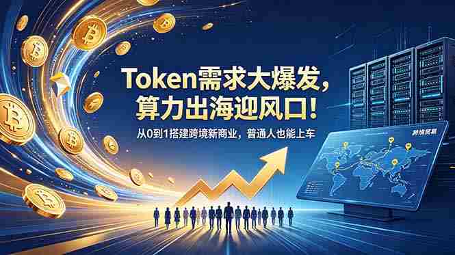 （18889期）Token需求大爆发，算力出海迎风口！从0到1搭建跨境新商业，普通人也能上车-副业部