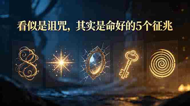 （19089期）付费文章：看似是诅咒，其实是命好的5个征兆-副业部