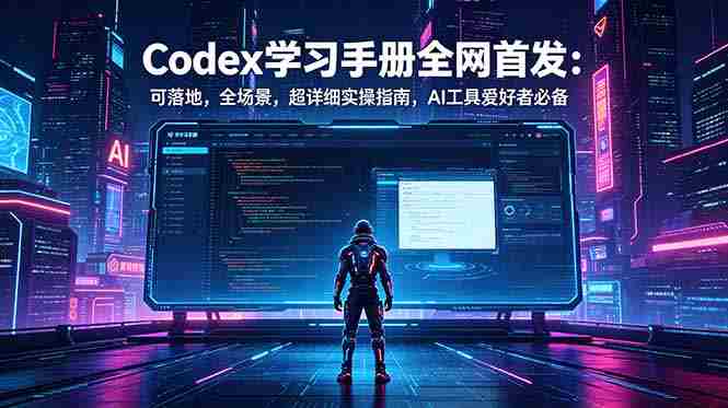 （18871期）Codex学习手册全网首发：可落地，全场景，超详细实操指南，AI工具爱好者必备-副业部