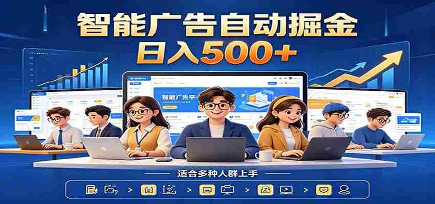 AI风口项目，全程解放双手，后台自动运行赚取收益，每天稳定收益500+-副业部