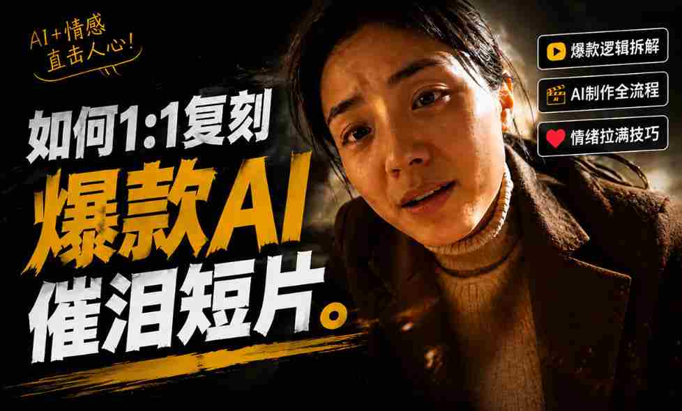 豆包+Gemini生成真人AI短剧-拆解复刻百万爆款第一人称短片，一站式讲透爆款复刻全流程-副业部