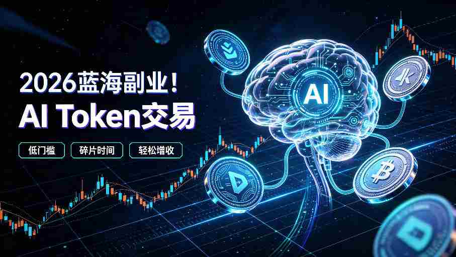 2026全新风口副业｜AI智能Token交易，空闲时间轻松 賺 收益，无需全天盯盘【揭秘】-副业部