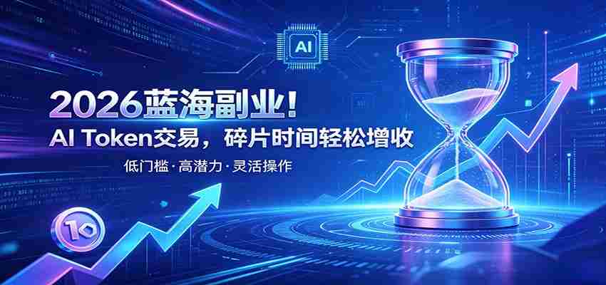 AI Token算力赛道！普通人可入局的数字副业，零门槛快速起步-副业部