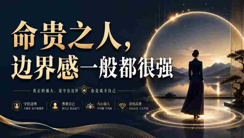 付费文章：命贵之人，边界感一般都很强-副业部