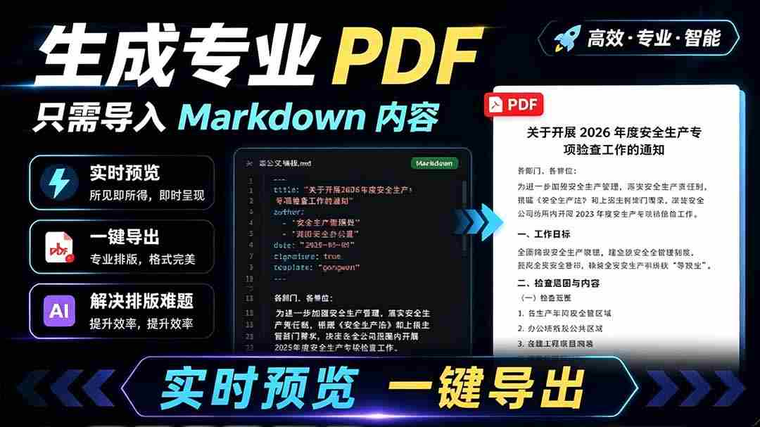 （19224期）只需导入 Markdown 内容，实时预览一键导出专业 PDF！轻松解决AI生成内容排版问题 Presto-副业部