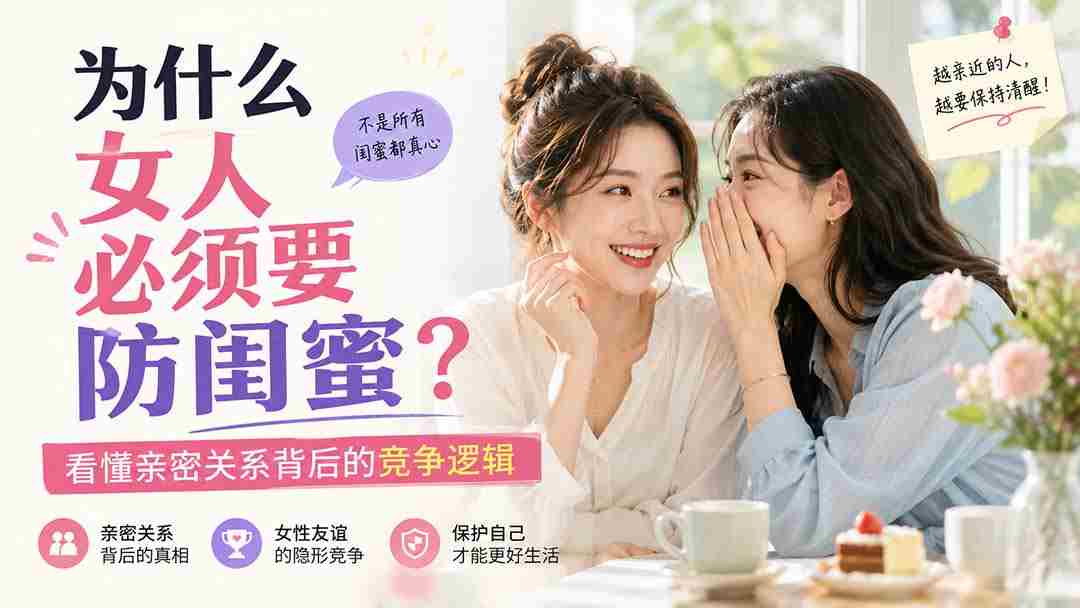 （20114期）付费文章：为什么女人必须要防闺蜜？看懂亲密关系背后的竞争逻辑-副业部