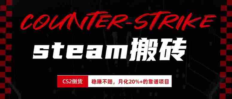 （19918期）steam搬砖，倒卖cs2饰品，达到月化20%+的收益，真正的靠谱可落地长期项目-副业部