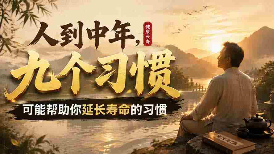 （19707期）付费文章：人到中年，九个可能帮助你延长寿命的习惯-副业部