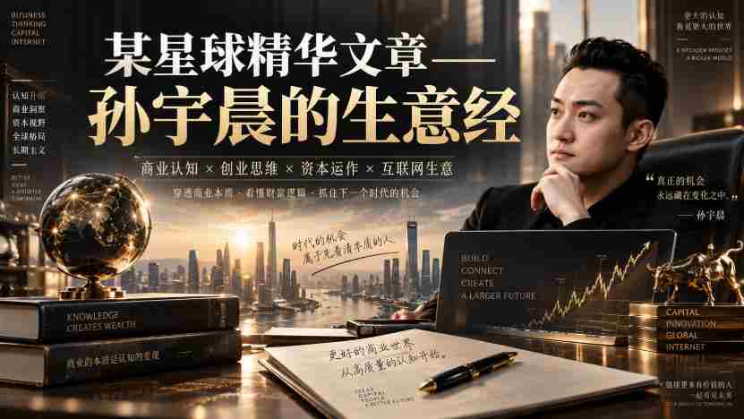 某星球精华文章——孙宇晨的生意经-副业部