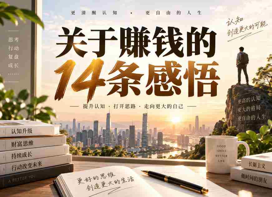 付费文章：关于賺钱的14条感悟-副业部