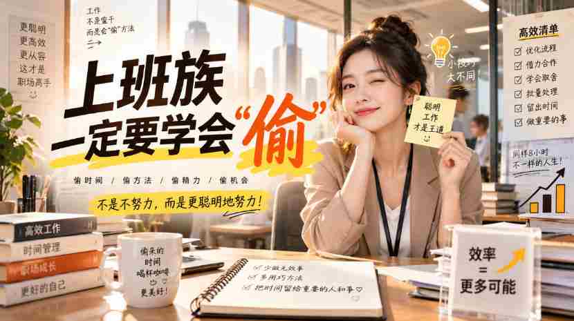 某社群精选付费文：上班族一定要学会“偷“-副业部