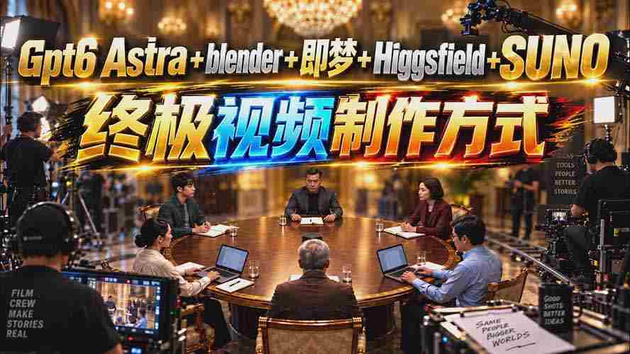 探索新境界：GPT-6引擎联动Blender、即梦、Higgsfield与Suno，打造影视制作巅峰之道-副业部