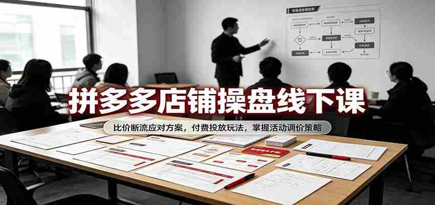 揭秘拼多多线下实战：破解比价困境，深度解析付费推广技巧，高效掌握活动价格调控术-副业部