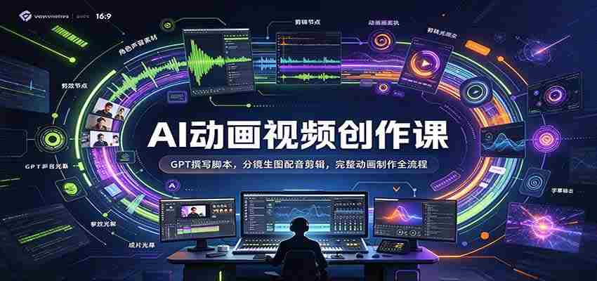 探索AI动画制作奥秘：GPT助你撰写剧本，分镜头绘画与配音剪辑，全方位掌握动画制作全程技巧-副业部