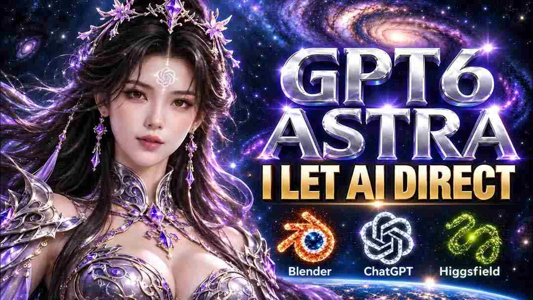 GPT-6 Astra掌舵,Higgsfield与Blender联手,演绎30秒玄幻大片,运镜精准,视觉盛宴!-副业部