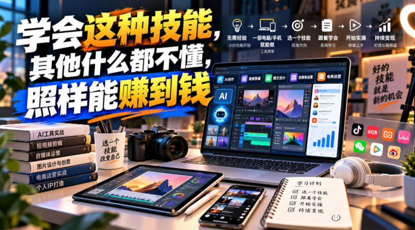 某公众号付费文章：学会这种技能，其他什么都不懂，照样能賺到钱-副业部