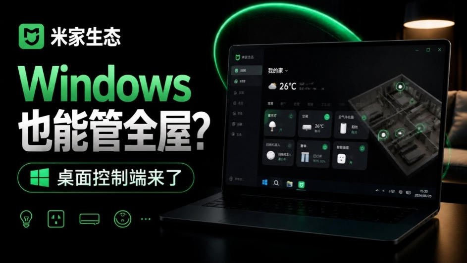 Windows电脑也能管全屋？这下真省心，米家生态桌面控制端来了，Github最新开源，MiHome-Windows-副业部