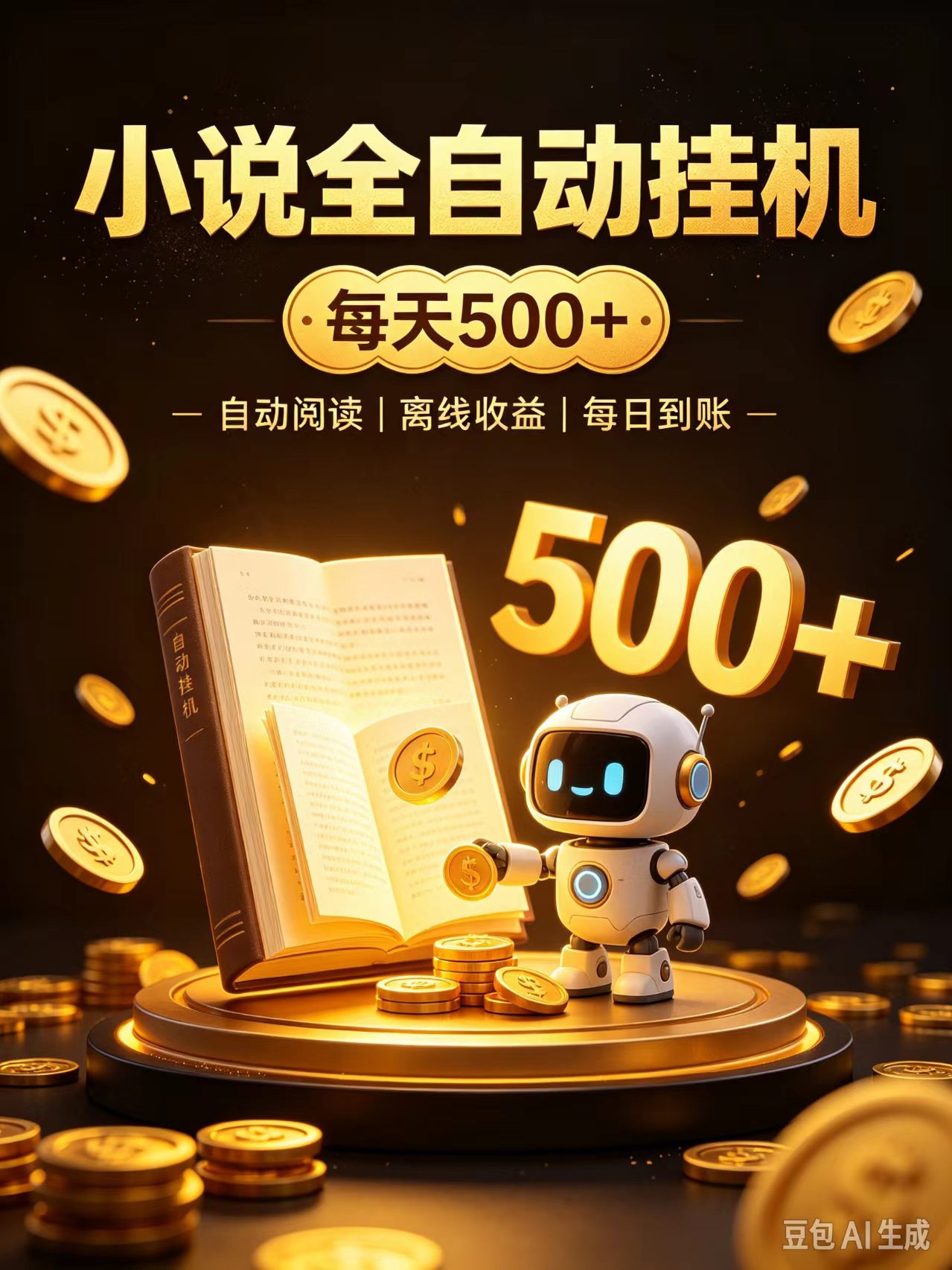 番茄全自动小说0门槛副业，日入300+，躺赚稳定风口项目-副业部