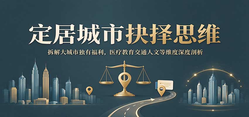 定居城市抉择思维:拆解大城市独有福利,医疗教育交通人文等维度深度剖析-副业部