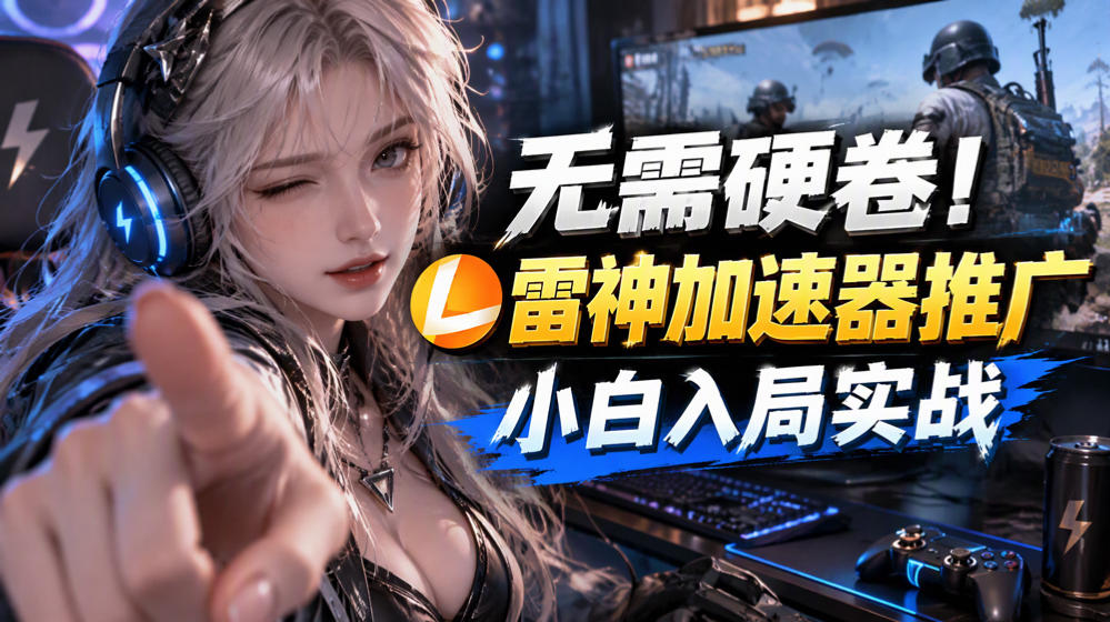 无需硬卷!雷神加速器推广,小白入局实战一天也能几十r插图 无需硬卷!雷神加速器推广,小白入局实战一天也能几十r插图