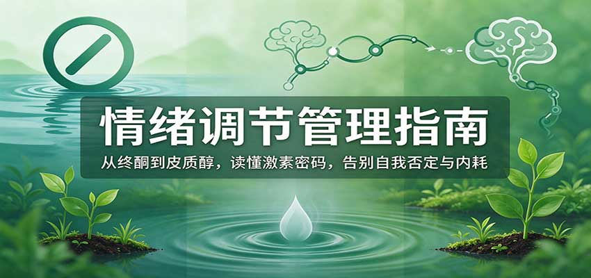 情绪调节管理指南：从睾酮到皮质醇，读懂激素密码，告别自我否定与内耗-副业部